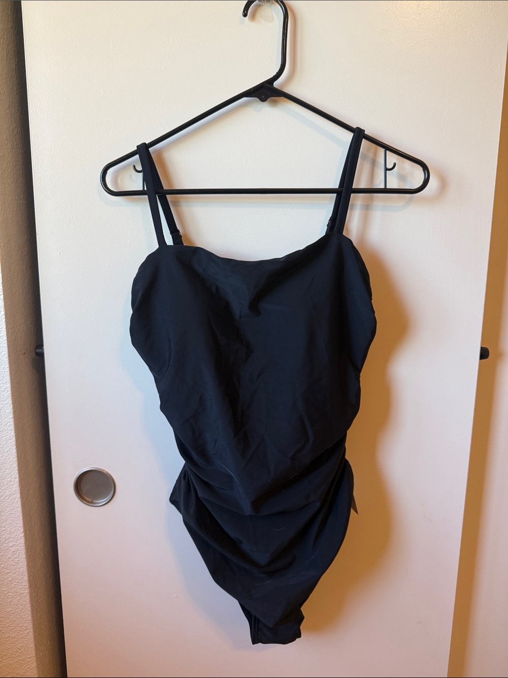 Cupshe black one piece swim suit